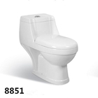 India and Mid-east Style Toilet Bathroom White and Ivory Ceramic Washdown One-piece Toilet